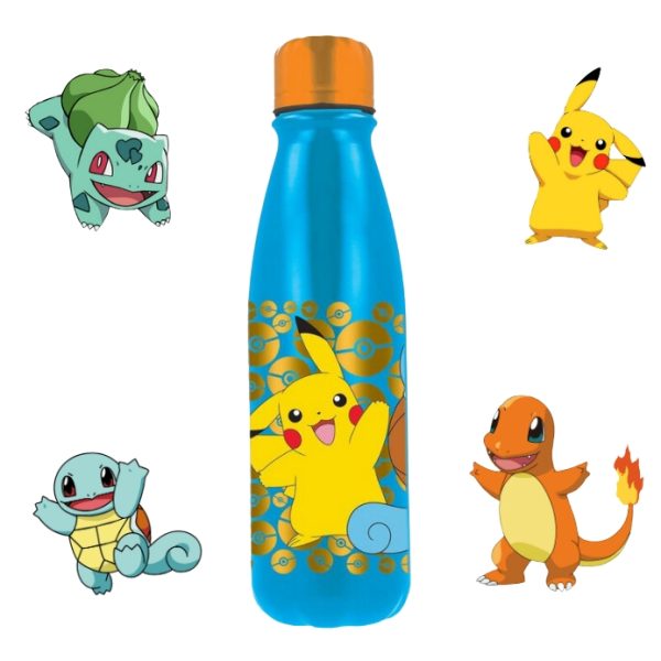 Stor Borraccia in alluminio da 600 ml Pokemon