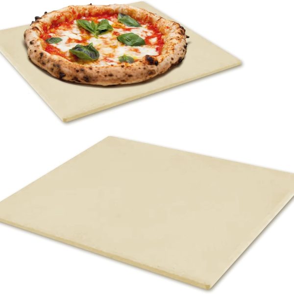 Pietra Refrattaria 40 x 40 cm Forno Pizza a Gas Diavola 16, Forno Tradizionale o Esterno