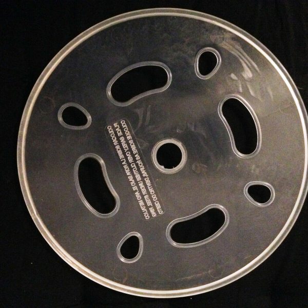 1 DISCO PLASTICA diam 24,5 CM CENTRIFUGA ASCIUGATRICE CILINDRO ASCIUGABIANCHERIA MONICA