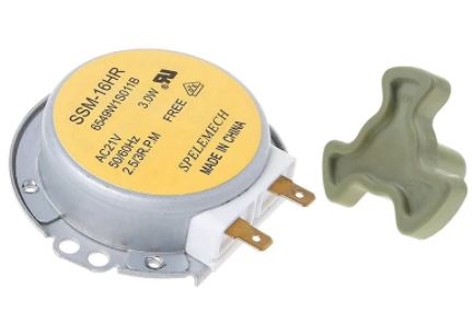 MOTORE SINCRONO + SUPPORTO TRASCINATORE SSM-16HR 6549W1S011B FORNO MICRONDE N863