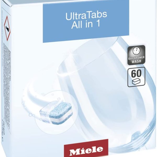Miele GS CL 0606 T, UltraTabs All in One, Pastiglie per Lavastoviglie, 60 Tabs