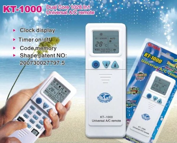 Telecomando universale condizionatore aria KT-1000 copre il 98% dei modelli