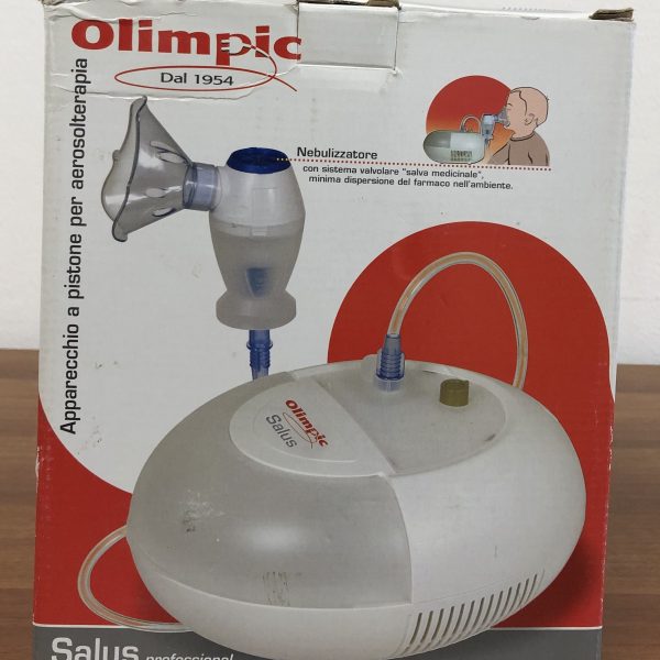 AEROSOL A PISTONE USATO CON ACCESSORI NUOVI OLIMPIC SALUS PROFESSIONAL N.F89