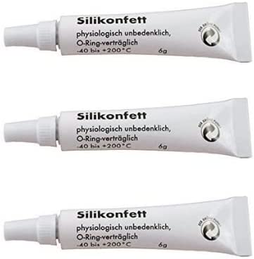 3 pz GRASSO LUBRIFICANTE X O-rings MACCHINE CAFFE 6gr da -40° a +200° Made in Germany