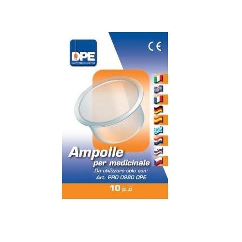 2 CONFEZ 20 PZ RICAMBIO AEROSOL ULTRASUONI DPE PRO 0280 COPPETTE AMPOLLE