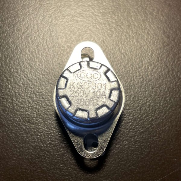 TERMOSTATO RELE SENSORE FUSIBILE TERMICO KSD301 180°C GRADI 250V 10A N.616
