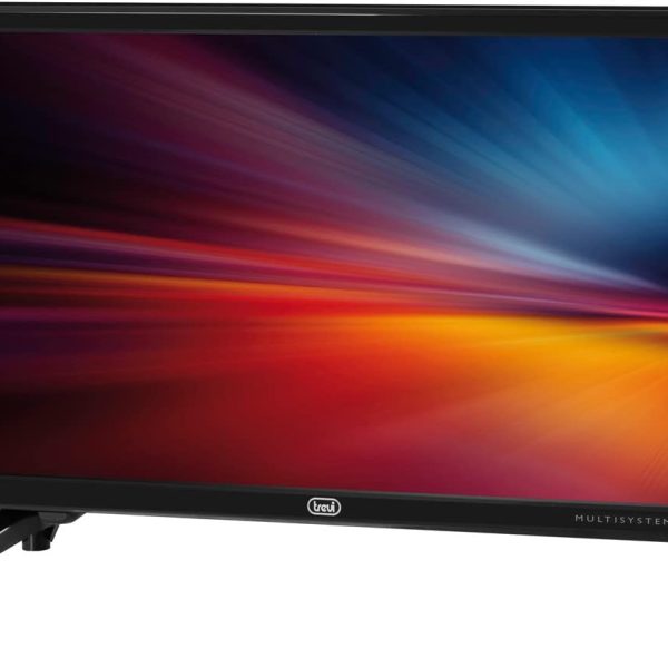 Trevi LTV 1904 SA2 TV 19" LED HD Ricevitore Digitale Terrestre Codec H.265 10 bit, DVBS-S2, USB, HDMI, Funzione Sleep e Hotel, Alimentazione a Corrente o Accendisigari 12V