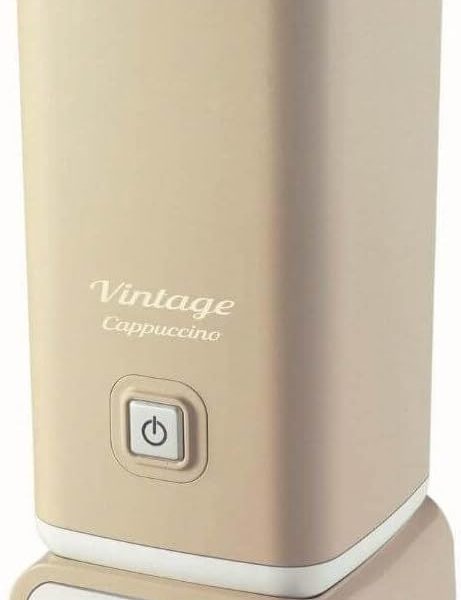 Ariete 2878 Cappuccinatore Vintage - Montalatte a caldo e a freddo - Cappuccino, cioccolata, infusi liofilizzati - 500 Watt - Beige