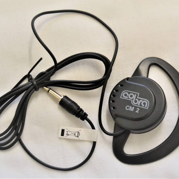MONO AURICOLARE CUFFIA CM2 SINGOLO NERO ATTACCO AUX DIAM 3.5CM UNIVERSALE N.988