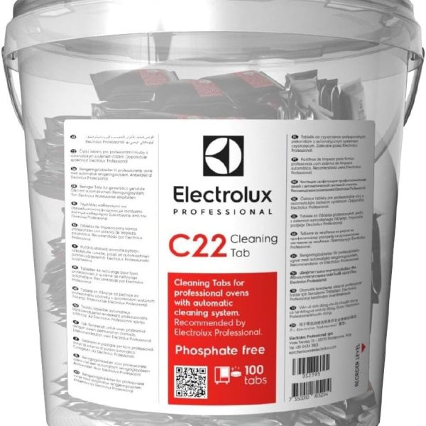 ELECTROLUX PROFESSIONAL C22 Cleaning Tab - 100 Pastiglie per Forni con Sistema di Lavaggio Integrato
