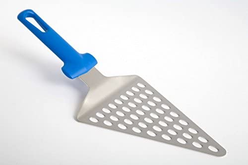 PALETTA PRENDI PIZZA A SPICCHIO INOX 14X19.5CM FORATA - ACSTP15F