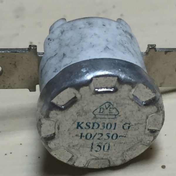 TERMOSTATO RELE SENSORE FUSIBILE TERMICO KSD301G 150° GRADI 10A / 250V N.410