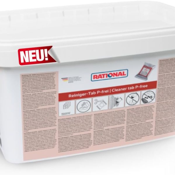 RATIONAL P-Free 130 Pastiglie Detergenti x Forni Elettrci Formula Senza Fosfati