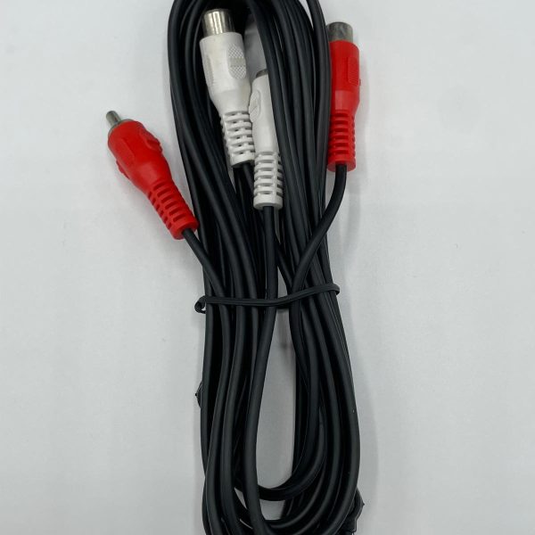 CAVO PROLUNGA 2,5 METRI X TV / AUDIO / VIDEO, 2 RCA MASCHIO 2 RCA FEMMINA, N.S15