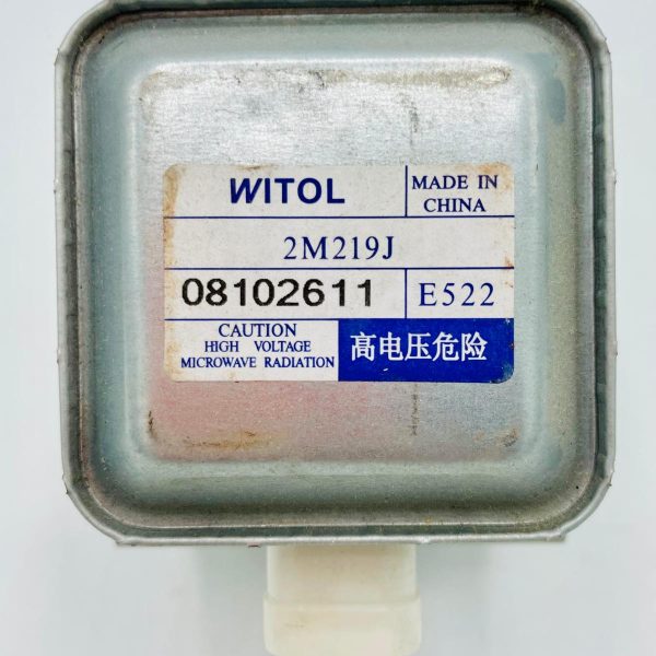 MAGNETRON WITOL FORNO MICROONDE 2M219J 08102611 E522, 5 LAMELLE CON TERMOS N.A93