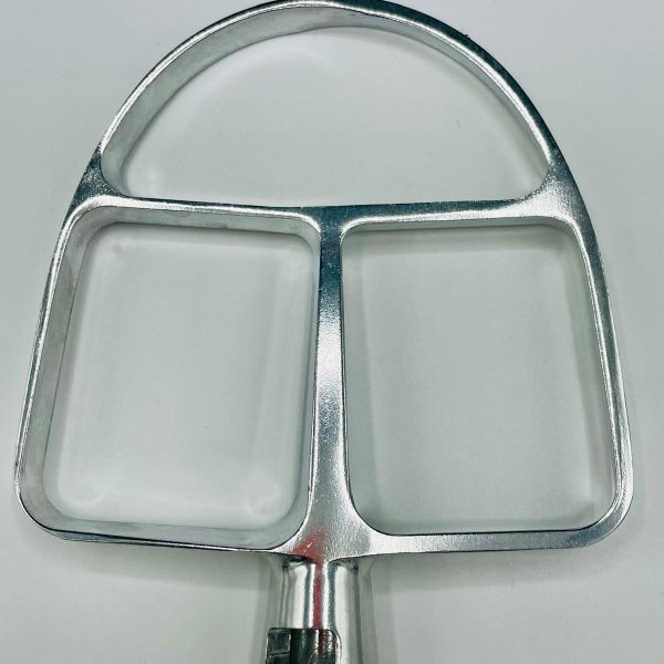 FOGLIA IN ACCIAIO INOX + PERNO BAIONETTA RICAMBIO X IMPASTATRICE MIO CHEF N.214