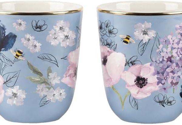 Bialetti Bridgerton Set 4 bicchierini 80ml, in Porcellana BRID009